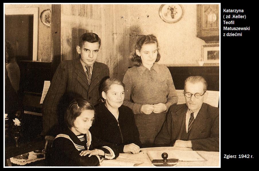 Rodzina Matuszewskich w Zgierzu - 1942